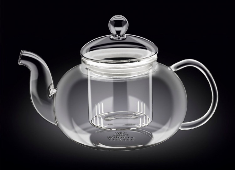 Чайник заварочный   Wilmax 1200 мл, стеклянный фильтр