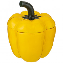 БЛЮДО ДЛЯ ЗАПЕКАНИЯ С КРЫШКОЙ "ПЕРЕЦ" 730 МЛ. 13*13*17 СМ 490-424