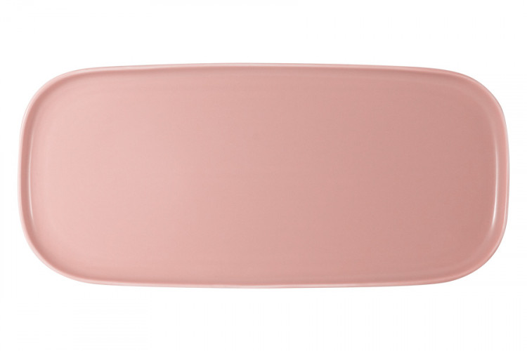 Набор "Форма" розовый: тарелка + 3 салатника в подар.упаковке  