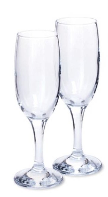 Набор из 2-х бокалов для шампанского "Bistro", 180 мл  