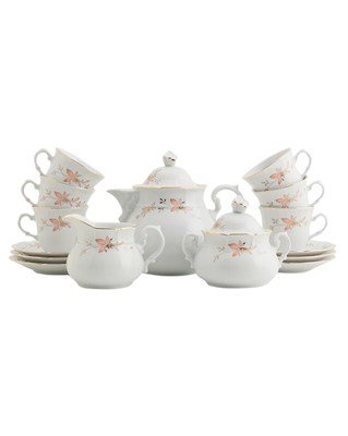 Чайный сервиз 6/9 Menuet "Золотые ветки" Отводка золото 
