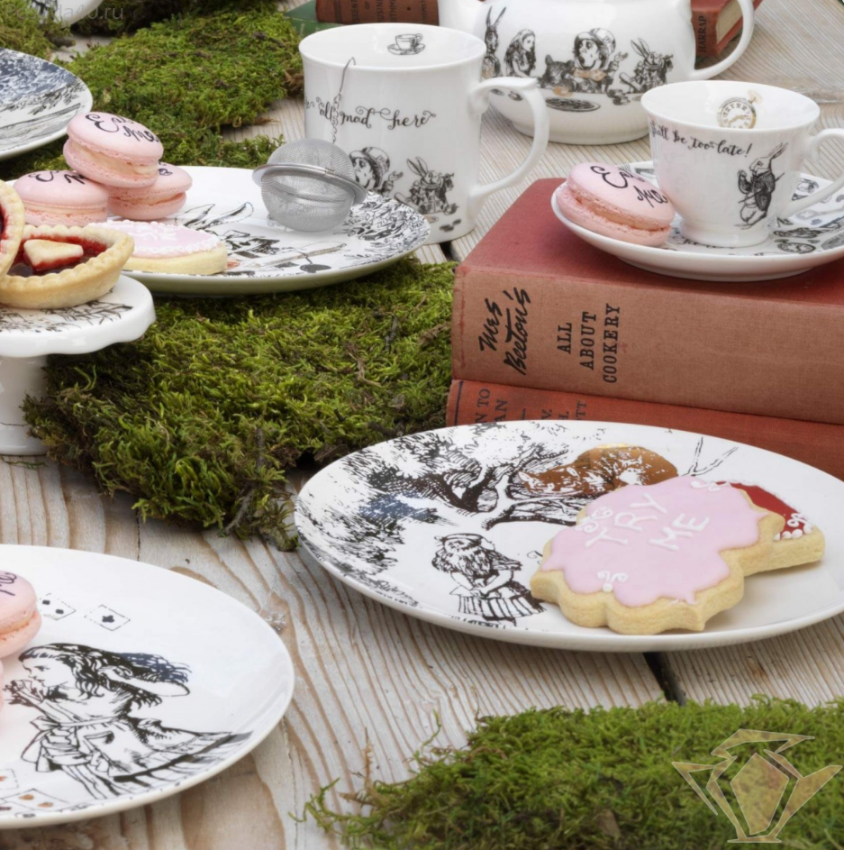 Alice in wonderland dinnerware 2025