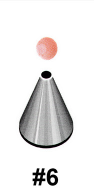 Насадка метал  "круг" д 3,5 , основание 16 мм