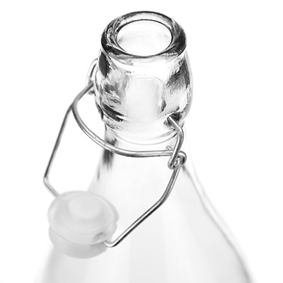 Бутылка "Кристалл" 1,0 л  h=31см, д/горла 2,2 см, бугельная крышка