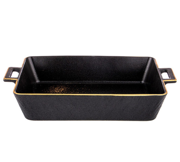 Блюдо для запекания BRONCO "MIDNIGHT GOLD" 30*18*6см 1900мл