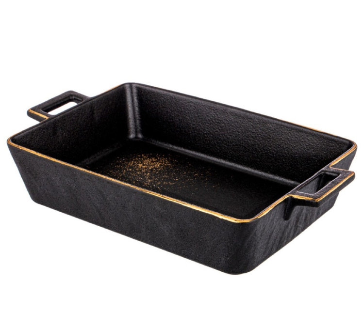 Блюдо для запекания BRONCO "MIDNIGHT GOLD" 30*18*6см 1900мл