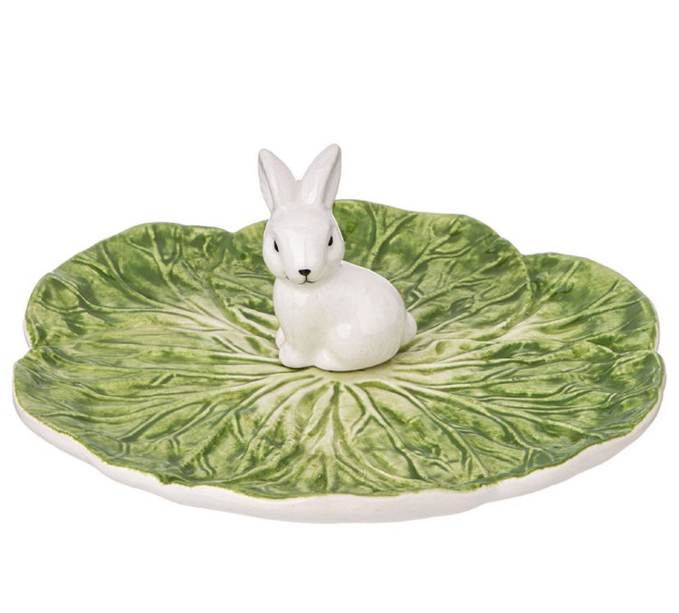 Блюдо для сервировки коллекция "BRIGHT RABBITS" 18Х18Х7см