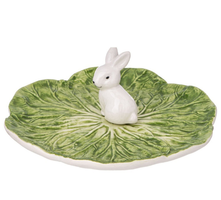 Блюдо для сервировки коллекция "BRIGHT RABBITS" 18Х18Х7см