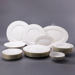 СЕРВИЗ столов. 6/24 Нега Золотая лента