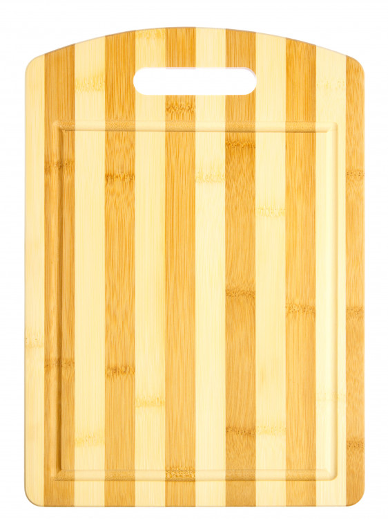 Доска разделочная бамбук, прямоугольная 40х30х1.5 см 