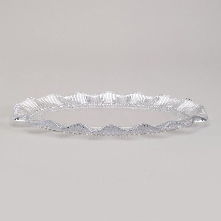 Блюдо сервировочное "CRYSTAL PEARL" 25,5Х16,5см