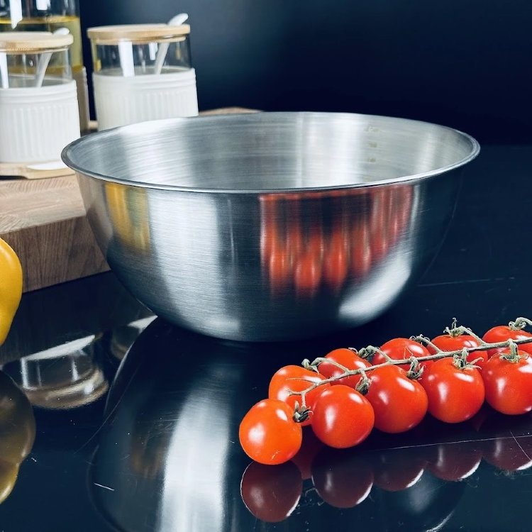 Миска нержавеющая сталь 19*8 см