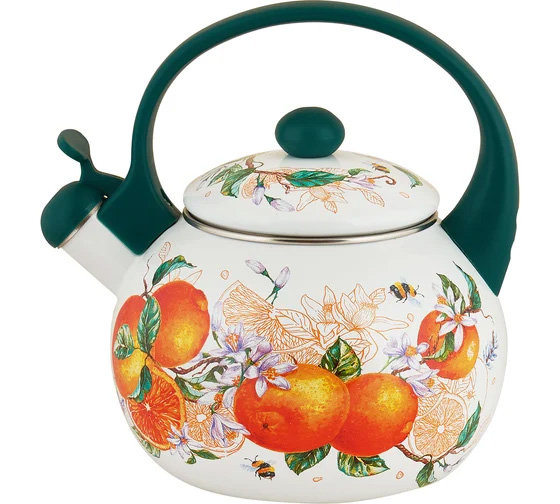 Чайник эмалированный Orange fruit 2.0л ТМ Appetite