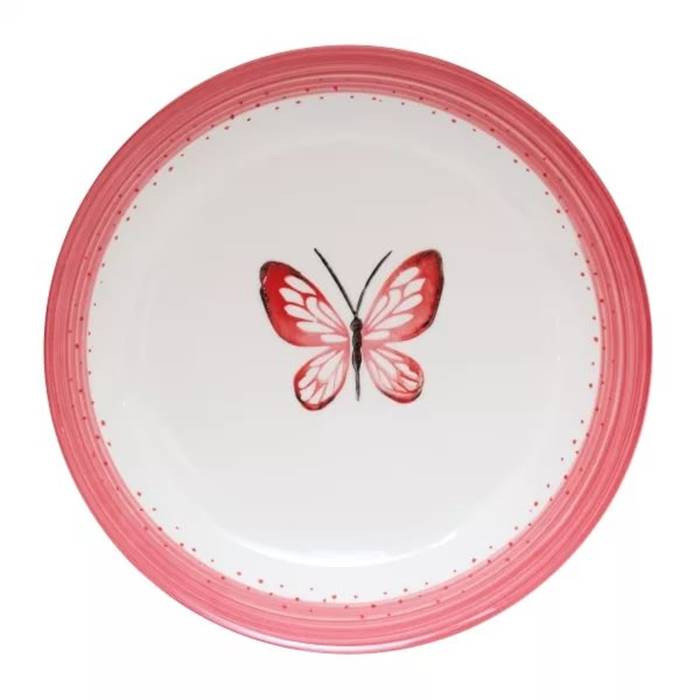 SUMMER JOY RED Тарелка суповая 18см 