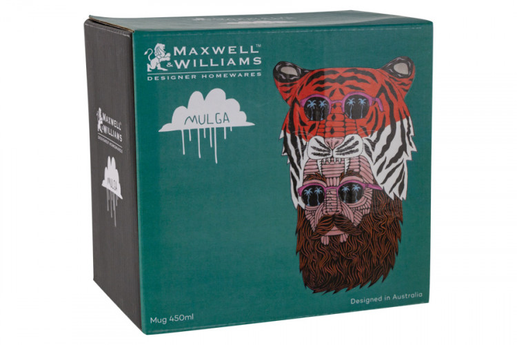 Кружка 0.45л "Человек-тигр" в подарочной упаковке.