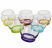 Стаканы "КРЕЙЗИ" 390 мл, д/виски 6шт. ассорти