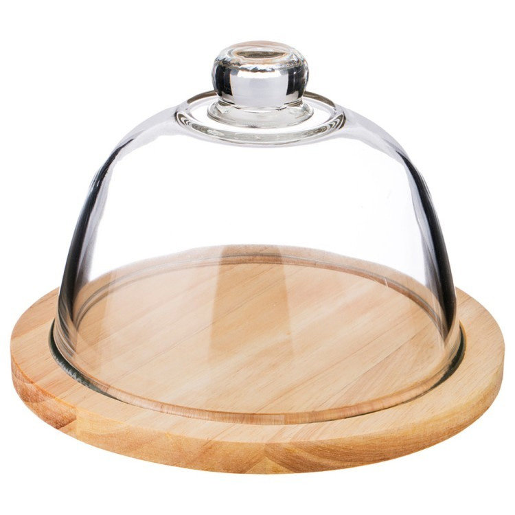Доска разделочная с крышкой AGNESS "NATIVE" 20*20*1,5см